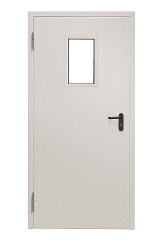 Дверь противопожарная "ПРОМЕТ" ДПС 1 EIS - 60 (Одностворчатая со стеклом 300*400)